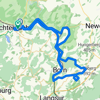 Piste Cyclable Drëtt, Echternach nach Piste Cyclable Drëtt, Echternach