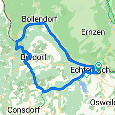 Piste Cyclable Drëtt, Echternach nach Piste Cyclable Drëtt, Echternach