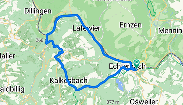 Piste Cyclable Drëtt, Echternach nach Piste Cyclable Drëtt, Echternach