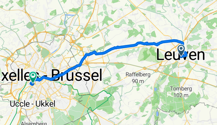 Leuven to Brussels Kobe