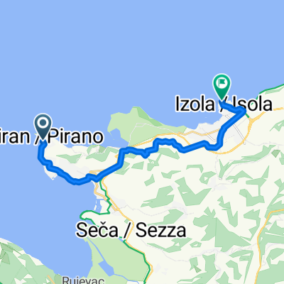 Piran, Piran a Izola, Izola