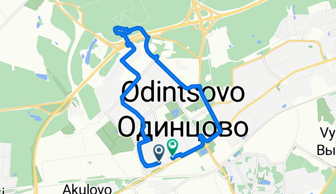 Можайское шоссе, Одинцово до Можайское шоссе, Одинцово