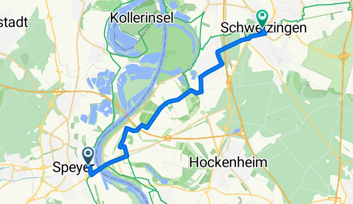 From Speyer to Schwetzingen