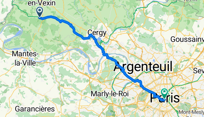 Magny-en-Vexin - Paris