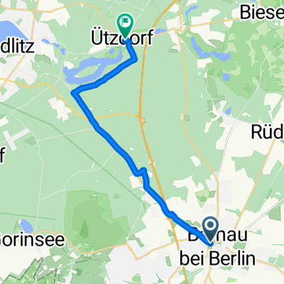 Am Henkerhaus, Bernau bei Berlin nach Wandlitzer Straße, Wandlitz