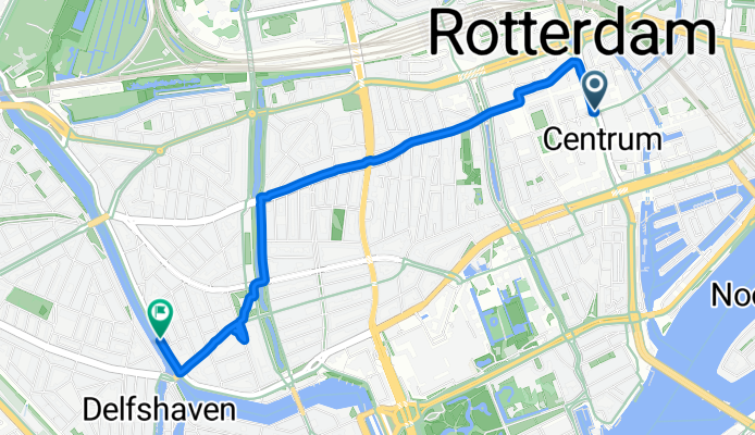 Rodezand, Rotterdam naar Samuel Mullerplein, Rotterdam