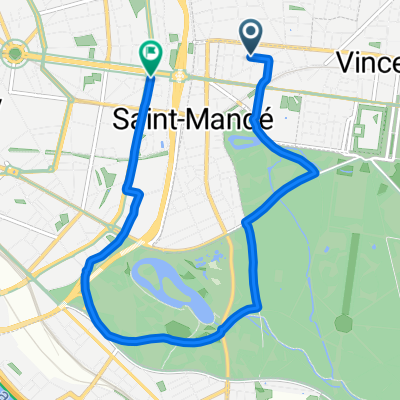 Rue de la Prévoyance, Vincennes to Boulevard Davout, Paris