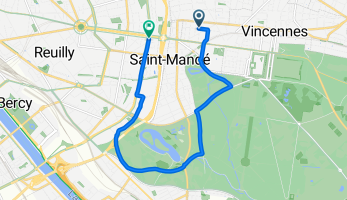 Rue de la Prévoyance, Vincennes to Boulevard Davout, Paris