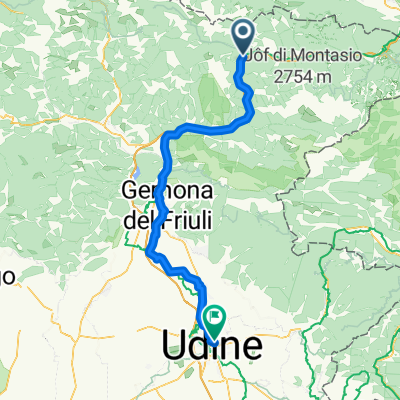 Via Felice Cavallotti, Pontebba nach Via Ottaviano Tartagna, Udine