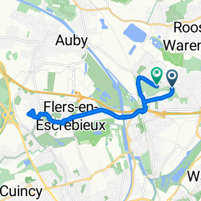 De Rue Francis Lecoeuvre à Rue Hubert Bouhaye