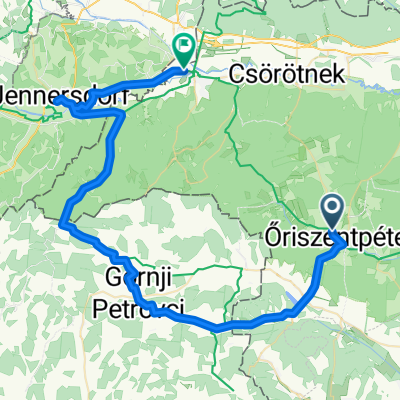 7453-as mellékút, Őriszentpéter - Hunyadi János utca, Szentgotthárd