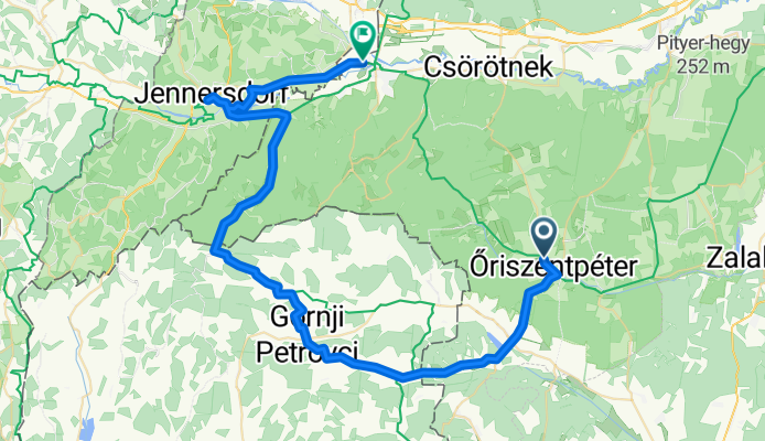 7453-as mellékút, Őriszentpéter - Hunyadi János utca, Szentgotthárd
