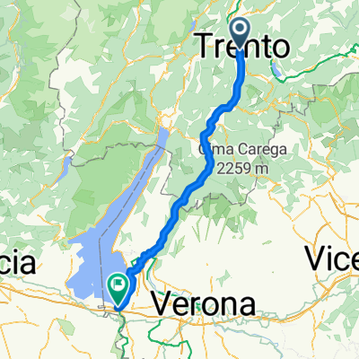 Von Trient bis Peschiera del Garda