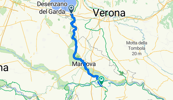 Von Peschiera del Garda bis San Benedetto Po