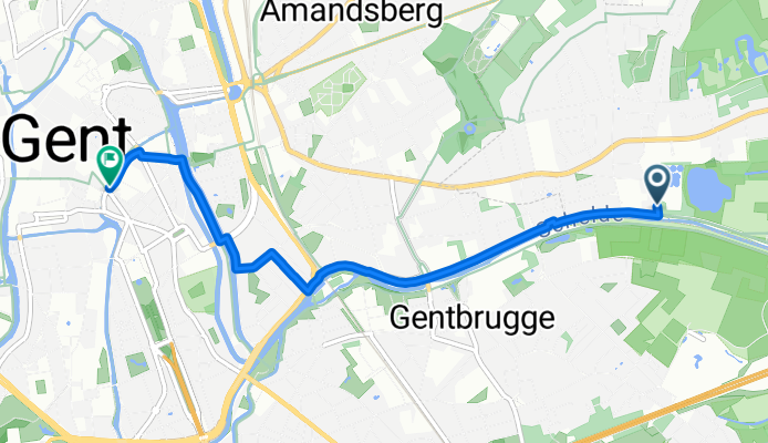 Panhuisstraat, Destelbergen naar Brabantdam, Gent