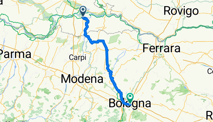 Von San Benedetto Po bis Bologna