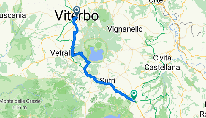 Von Viterbo bis Monterosi