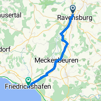 Schlegelwinkel, Ravensburg nach Friedrichshafen, Friedrichshafen