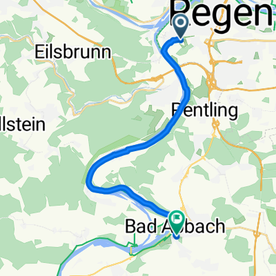 Prüfeninger Schloßstraße, Regensburg nach Ratsdienerweg, Bad Abbach