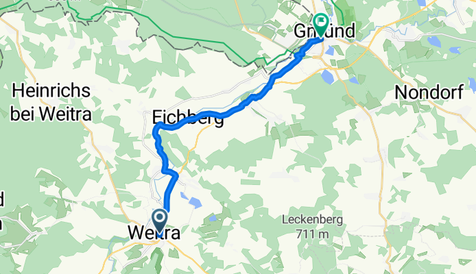 Sparkasseplatz nach Bahnhofstraße