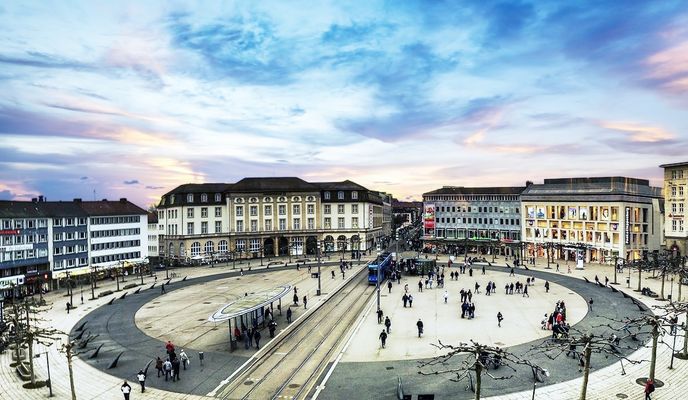 Foto 1 der Bikemap-Route "Kassel (Wilhelmshöhe  zum Hotel)" Foto 1 der Bikemap-Route "Kassel (Wilhelmshöhe  zum Hotel)"