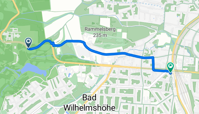 Kassel (Wilhelmshöhe  zum Hotel)