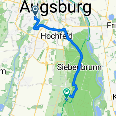 Zur Spinnerei, Augsburg nach Waldkirch Geräumt, Augsburg