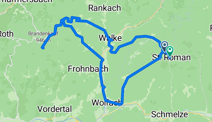 Sankt Roman nach Hansjakobweg