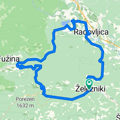 Route in Železniki