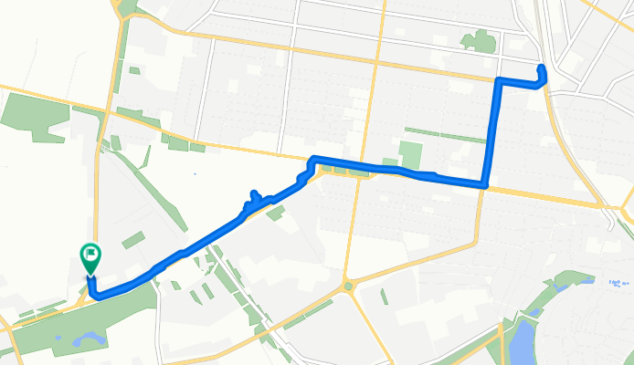 Сосновая улица, Гомель до Сосновая улица, Гомель