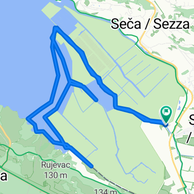 Route in Sečovlje