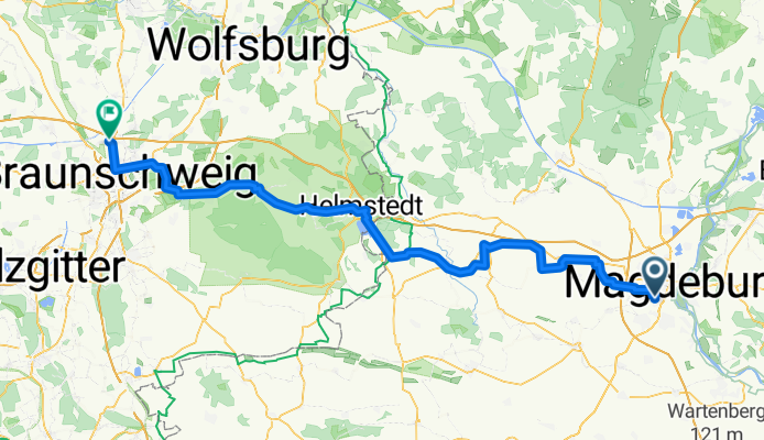 Langer Weg, Magdeburg nach Daimlerstraße, Braunschweig