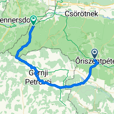 7453-as mellékút, Őriszentpéter - Fő út, Alsószölnök