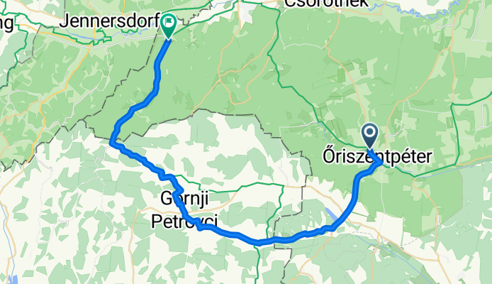 7453-as mellékút, Őriszentpéter - Fő út, Alsószölnök