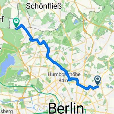 Route in Berlin