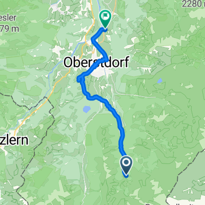Trettachtal über Karatsbichl nach Rubi