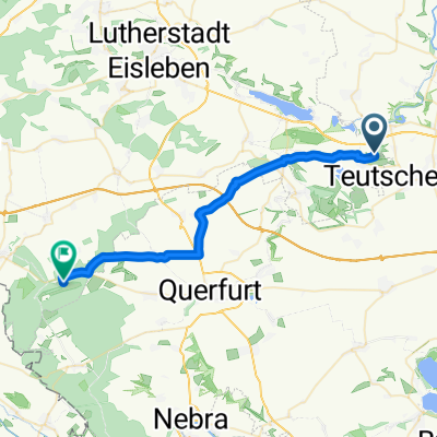 Köchstedter Weg nach Straße Ohne Straßennamen