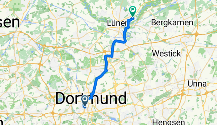 Schillingstraße, Dortmund nach Wethmar Mark, Lünen