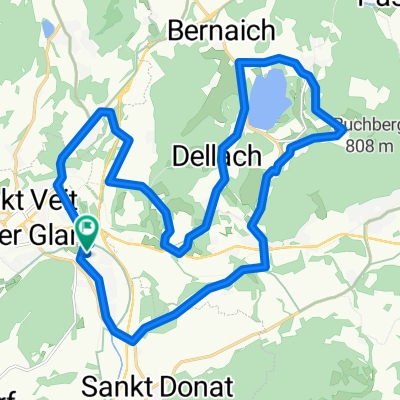 UMühlbach - Stift - Längsee - StPeter - Taggenbrunn