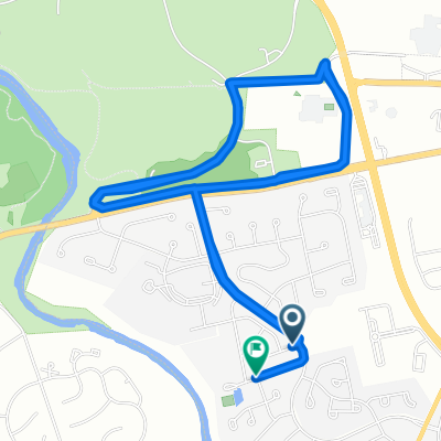 Chestnut Dr, Newtown to Chestnut Dr, Newtown