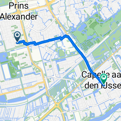 Berlagestraat, Rotterdam naar Reigerlaan, Capelle aan den IJssel