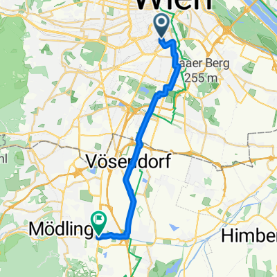 48.188, 16.364 nach 48.081, 16.312