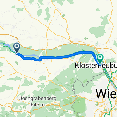 From Zwentendorf an der Donau to Klosterneuburg