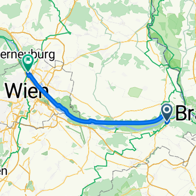 Hauptplatz nach Donauinselplatz