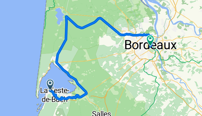 Von Arcachon bis Bordeaux