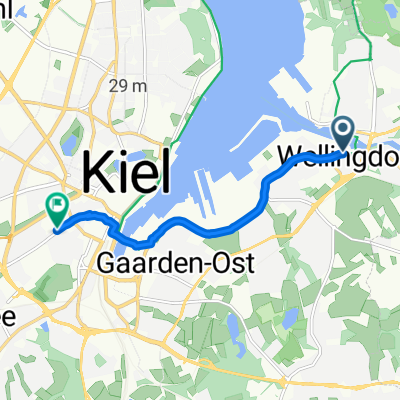 Schönberger Straße, Kiel nach Kirchhofallee, Kiel