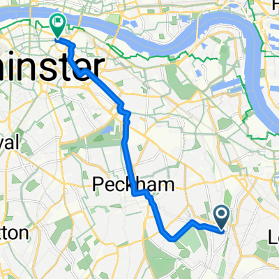 Route in London