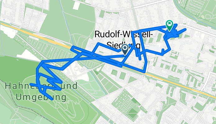 Rudolf-Wissell-Siedlung nach Maulbeerallee 35A