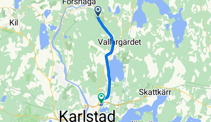 Klarälvs banan, Forshaga to Klarälvs banan, Karlstad