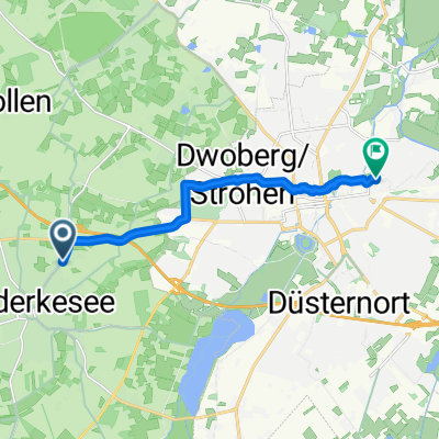 Urneburger Feld nach Butjadinger Straße
